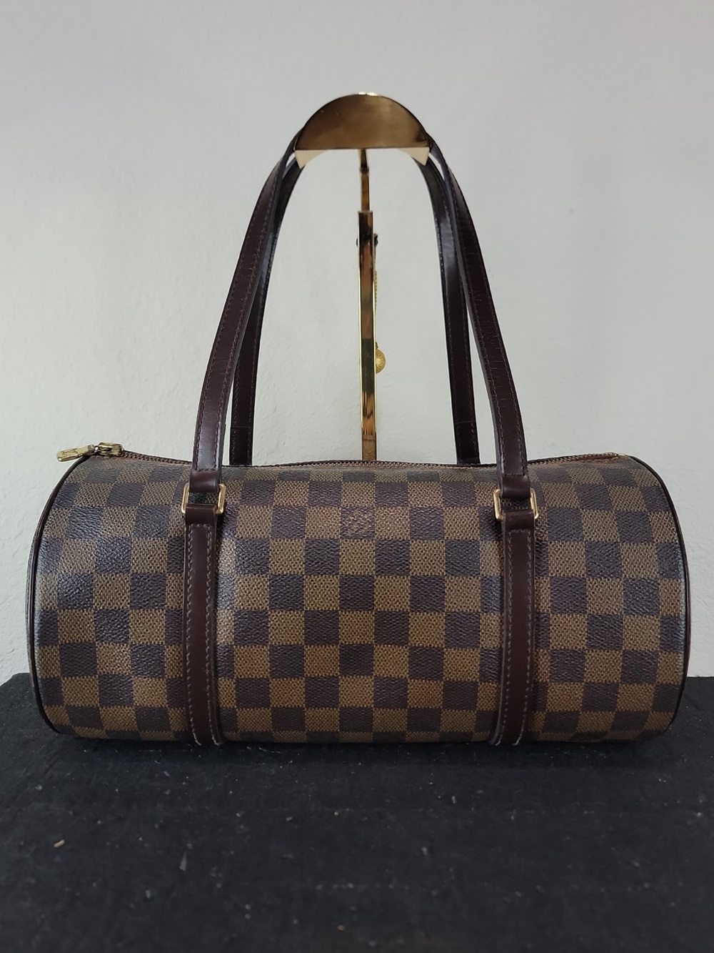•LOUIS VUITTON• damier ebene papillon 30